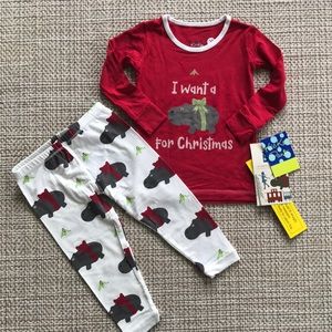Kickee Pants Pajama Set (size 18-24m)